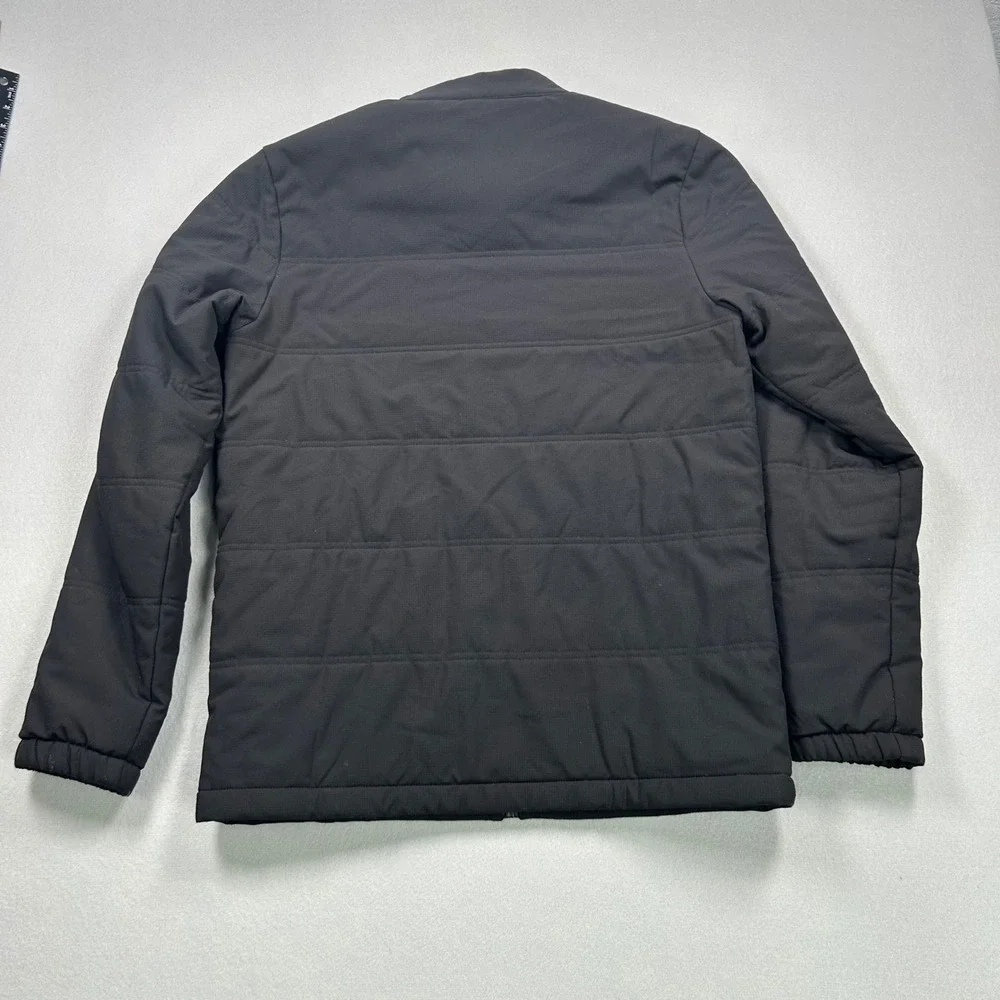 TravisMathew Mens Black Palisades‎ Quilted Puffer Jacket Full Zip Style Size M